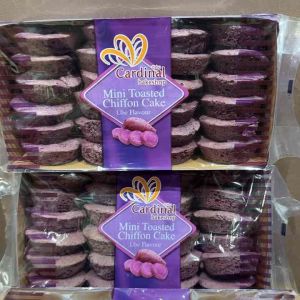 Cebu Cardinal Bakeshop MINI TOASTED CHIFFON CAKE Ube Flavor 24 pcs | Best of Cebu | Pasalubong and Delicacy