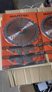 ใบตัดหญ้า MARTEC 10 นิ้ว ฟันคาร์ไบด์ รุ่น Extra Sharp คมพิเศษ มีฟันเลื่อยตัดไม้ได้