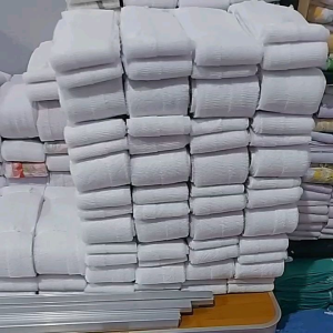 Vitrase gorden putih polos bunga matahari tulip