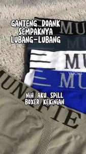 Celana Dalam Pria Munafie Men Underwear Kolor Pakaian Dalam Pria / Sempak Men Style Casual 1019