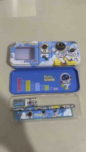Tempat Pensil Kaleng 2 Susun Set Tulis B-829 Astronot Momo