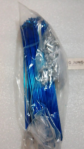 Spoke ruji jari 20 warna biru isi 72pcs ukuran 14Gx174 mm untuk BMX Seli dan minibike