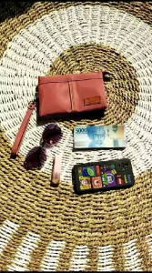 LOREN BY QUENBY CHOCOLY POUCH 2 RUANG CANTIK MUAT BANYAK