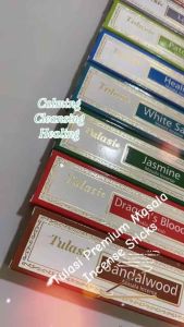 Tulasi Natural Premium Incense Stick Lavender / Patchouli / White Sage / Vanilla / Jasmine ( 1 pack - 12 Sticks)