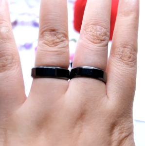 [GRATIS CETAK NAMA] Cincin Couple Titanium Anti Karat M23 | Cincin Pasangan | Cincin Hadiah | Cincin Lamaran | Cincin Tunangan | Aksesoris Pria Wanita