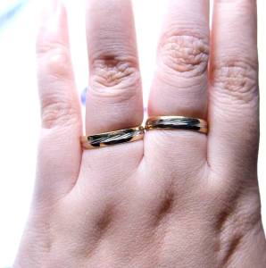 [GRATIS CETAK NAMA] Cincin Couple Titanium Anti Karat M24 | Cincin Pasangan | Cincin Hadiah | Cincin Lamaran | Cincin Tunangan | Aksesoris Pria Wanita