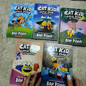 【SG Stock】Dav Pilkey Comic Cat Kid Comic Club #1