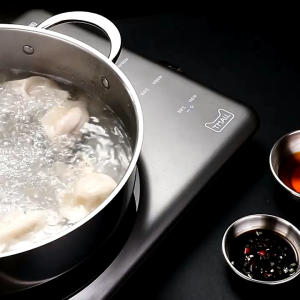 JW1934 Piring Tirisan Stainless 304 Plates with Strainer Cocok Untuk Pangsit Dumpling Gorengan / Steam Ikan dll