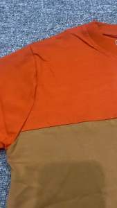 Six diary Kaos oval kombinasi six diary dua warna lengan panjang terlaris
