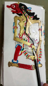 Wayang Buris Rowo - Wayang Kulit Lembu Ukuran 30cm