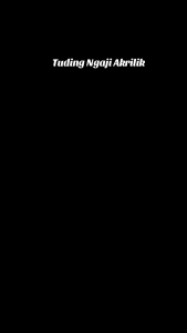 Tuding Ngaji Akrilik