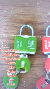 Gembok Tas Ransel & Koper Brabus 20mm: Panduan Lengkap