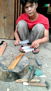 Golok Kebun Ekonomis Bahan Baja Per Asli Super Tajam Tebang Pohon Kebun model patimura