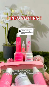 Animate 5x Active Whitening Series 5in1 Free Dompet Seri Pencerah Kulit 5In1 Perawatan Kulit Sensitif - Lazada