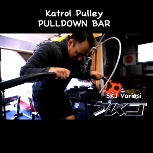 Pull down Katrol Pulldown catrol Alat Fitness kabel Gym DIY cable Machine plus handel bar panjang