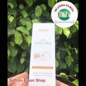 Sữa Chống Nắng ELBON - Dành Cho Da Khô - SPF 50+/PA+++ Bảo Vệ Da Cấp Ẩm Sâu Nâng Tone Da