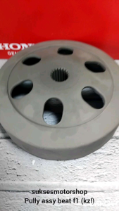 pully puly puli pulley poly poli assy komplit beserta kampas ganda dan mangkok honda beat f1 scoopy spacy injeksi kzl