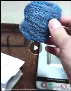 Readystock🇲🇾 10PCS Brush cleaner soap scrubber Brush Wire Brush Ball pot pan Scourer Penggosok Keluli 含皂钢丝球洗锅钢丝球