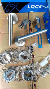 Kunci Pisah JPT J31 SS / Kunci Pintu Besar Stainless / Handle Pintu Stainless Fullset / Kunci Pintu Stainless / Lever Handle Set / Kunci Pisah Stainless