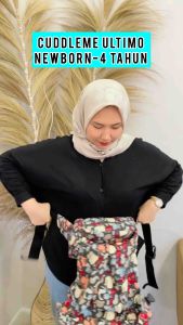 Baby Carrier CUDDLEME Ultimo Ergonomic Newborn & Toddler(3.2kg-25kg).Lightweight