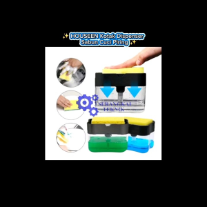 HOUSEEN Kotak Dispenser Sabun Cuci Piring Hand Push Sponge - O933