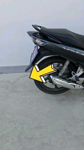 คอท่อ2ท่อน W125inew led ปี2023-25 งานสแตนเลส ใส่ปลายเดิมแท้