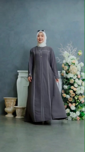Andini Dress ZR Premium: 6 Serian Warna Cantik & Material Sabrina Premium