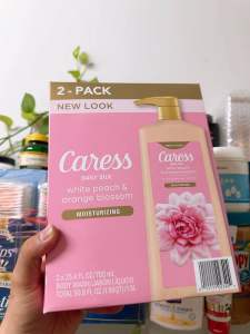 Set Sữa Tắm Caress Daily Silk 887 ml x 2 Của Mỹ - Mẫu Mới