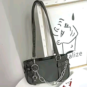 Tas Bahu Wanita Tas HP Cewek Mini Shoulder Bag Nylon Rantai JS 8231