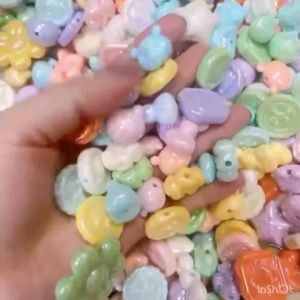 100G Hạt Kiểu Hologram Xà Cừ Đẹp Ống Ánh Đủ Màu Nhiều Kiểu Hot Trend Làm Phụ Kiện DIY