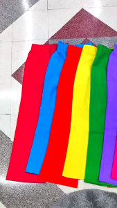 กางเกงย้อนยุคชายและหญิงทรงขาม้า กางเกงเจ้ยแหยม