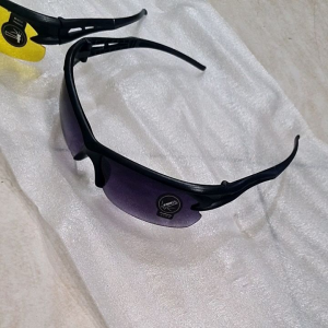 OULAIOU Kacamata Sepeda Lensa Mercury Sunglasses Bike Hitam Kuning Putih 3015