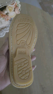 Sandal Kulit Wanita Model Slop Untun Mojang Size 36-40