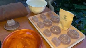 XÀ BÔNG NGHỆ TRẮNG (ngừa mụnmờ thâm)