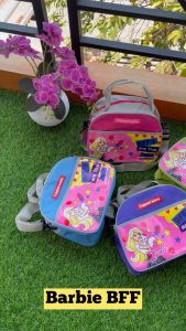 Sling Bag Barbie BFF Tuperware (zipper bunga es)