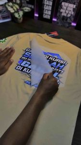 Kaos Sarjana Jalanan New artikel- Gagal di kursi sekolah bukan berarti gagal di kursi mobil (combed 24s)