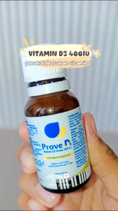 Prove D3 Drops Suplementasi Vitamin D 12.5ml Asli Original