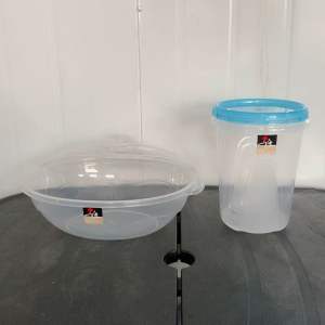 UniGlobal Set of 2 Big Caserole Food Container With Canister Medium Food Keeper Food Storage