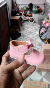 khainuna sepatu bayi anak perempuan model pita panda