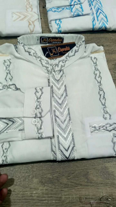 KOKO PUTIH PRIA SALUR BORDIR