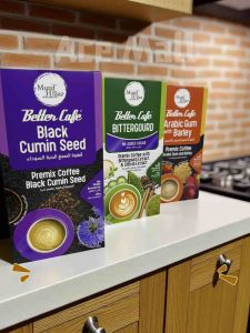 Munif Hijjaz Better Cafe Habbatus Sauda 100% Original (20 sachet/30gram)