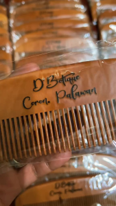 Personalized Engraved Wooden Hair Comb Regular Size Custom Name Bamboo Comb Gift for Men & Women | CONY