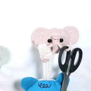 Gantungan Hook Motif Gajah Lucu 3in1 / Tempelan Dinding