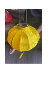 Lồng đèn hội an size 20cm( chiều dài chưa bung)dùng trang trí sân vườn quán cà phê nhà hàng phòng bếp