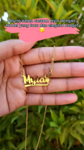Kalung Nama Anak Perempuan & Aksesoris Fashion Titanium