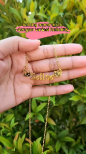 Kalung Nama Anak Perempuan: Aksesoris Fashion Titanium Anti Karat