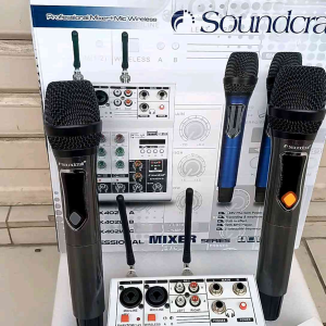 MIXER AUDIO SOUNDCRAFT EFX402W INCLUDE 2 MIC PEGANG EFX 402 W