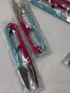 Metal U-shape Fabric Scissor Cross Stitch Embroidery Thread Cutting Sewing Scissors Metal/Hand forged Shears