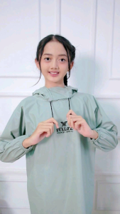 JAS HUJAN Anak Hodie By VELLOZ Raincoat Mantel Anak Laki Laki Perempuan Bahan PVC Anti Rembes