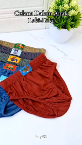 ISI 12 DAN 6 PCS CELANA DALAM ANAK LAKI LAKI BAHAN KATUN LEMBUT NYAMAN CD ANAK COWOK MURAH KIDS BOY FASHION